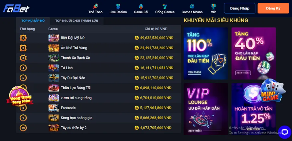 Giao diện cá cược thể thao trực tiếp v9bet win